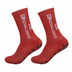 Sportsocken mit Silikon-Grip und Baumwoll-Spandex