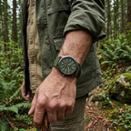 Military Watch with Nylon Strap – Water Resistant, Shockproof & Luminous Hands