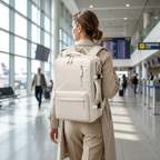Travel backpack 35 L with USB port and shoe compartment