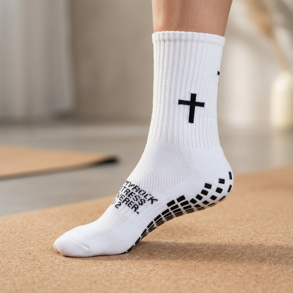 Rutschfeste Yoga-Socken mit Grip-Sohle
