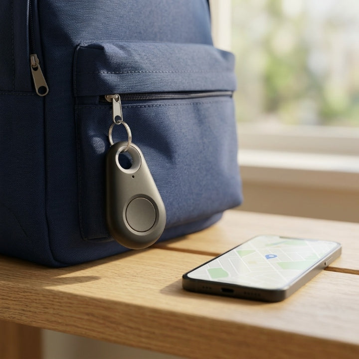 GPS-Tracker für Kinder mit SOS-Knopf, Geofence und Echtzeit-Ortung per App