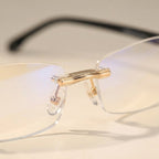 Progressive glasses with blue-light filter - rimless & featherlight