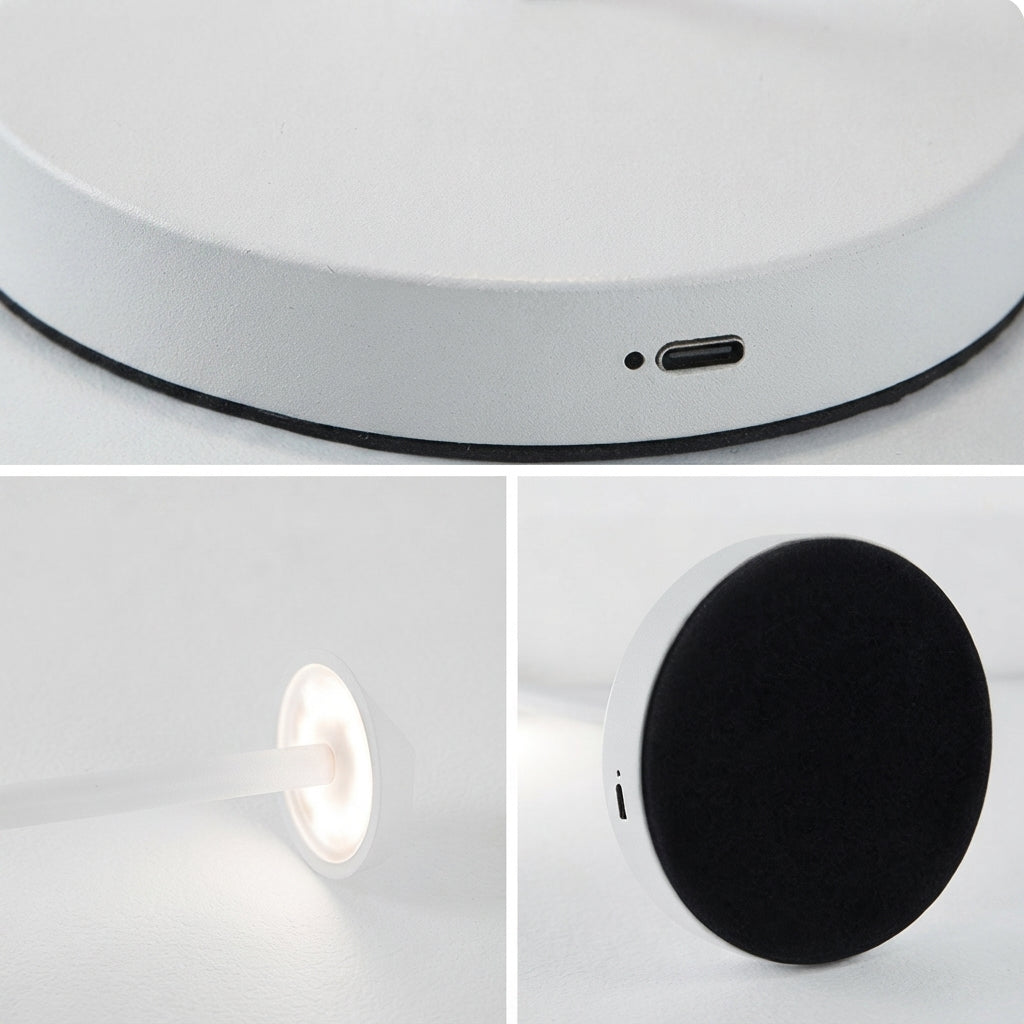 LED-Tischleuchte kabellos mit dimmbarem Licht