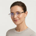 Progressive glasses with blue light filter