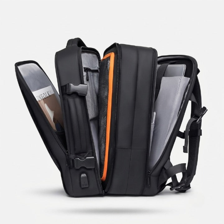 Expandable 17.3-Inch Waterproof Laptop Backpack