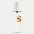 Wireless LED wall lamp with remote control, RGB light and color temperature, no drilling