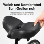 Extra Wide Bicycle Saddle – Ergonomic, Breathable, Suitable for Every Bike Type