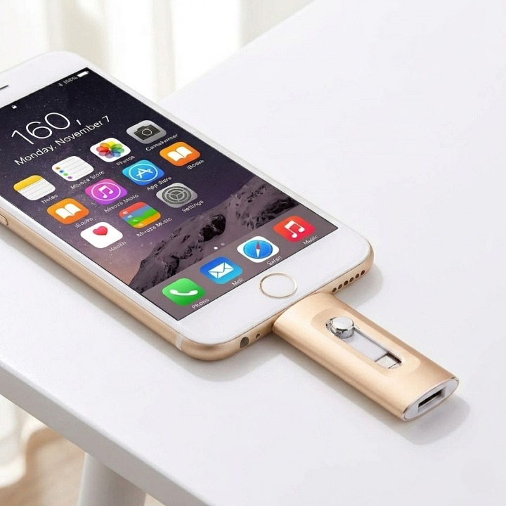 3-in-1 USB-Stick — Mehr Speicher für iPhone, Android & PC