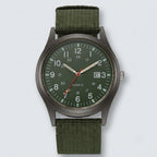 Military Watch with Nylon Strap – Water Resistant, Shockproof & Luminous Hands