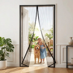Magnetischer Türvorhang 100 × 210 cm – Fliegenschutz, Montage ohne Bohren