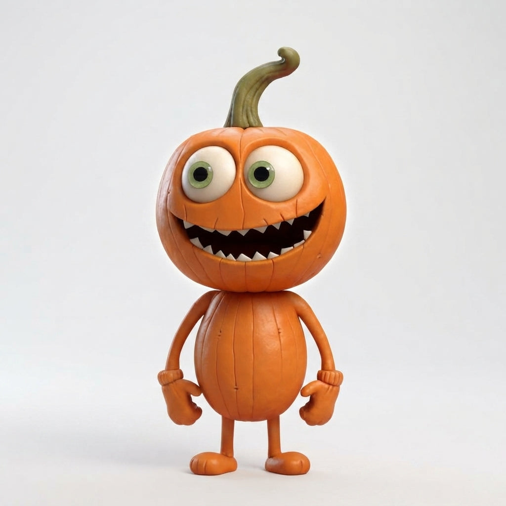 Kürbis-Figur für Garten und Zuhause – Herbstdeko