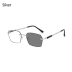 Progressive Lesebrille mit Blaulichtschutz und randlosem Design