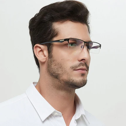 Progressive Lesebrille mit Blaulichtschutz und randlosem Design