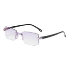 Progressive Lesebrille mit Blaulichtschutz und randlosem Design
