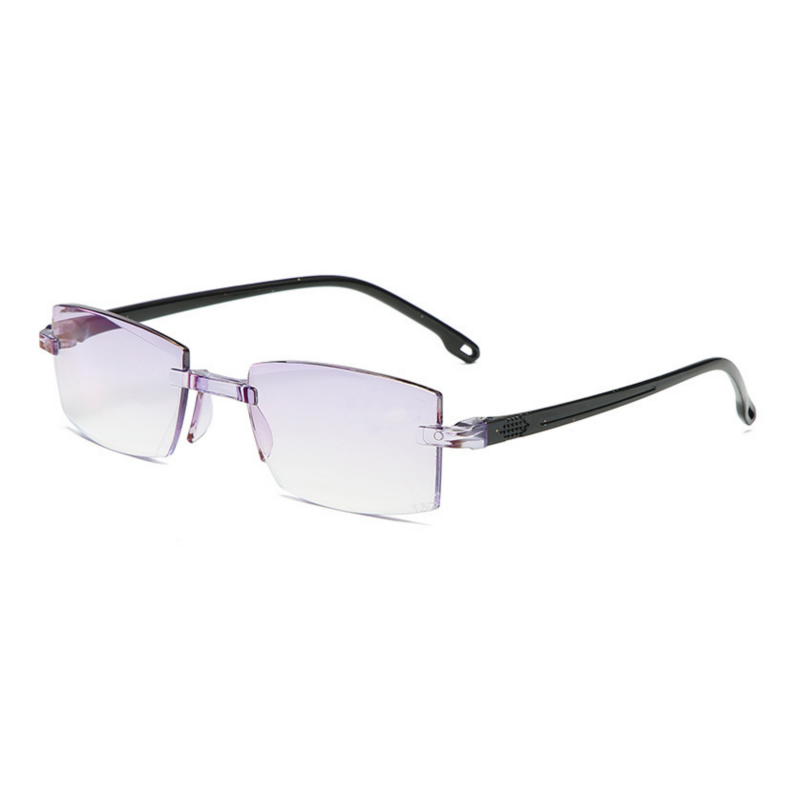 Progressive Lesebrille mit Blaulichtschutz und randlosem Design