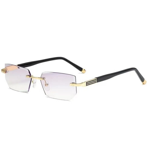 Progressive Lesebrille mit Blaulichtschutz und randlosem Design