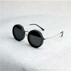 Retro Sonnenbrille mit UV400-Schutz – Runde Gläser