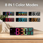 Große RGB Digitale Wanduhr Mivoza Deutschland