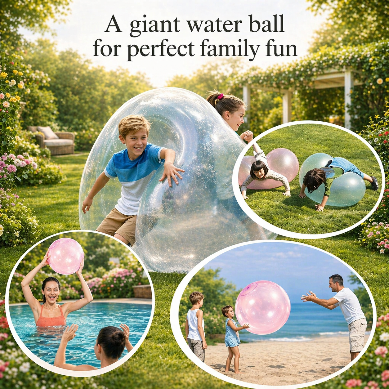 Aufblasbarer Spielball TPR – Reißfest und BPA-frei
