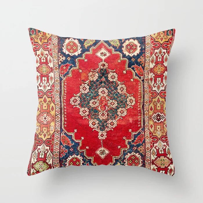 Oriental Pillowcase with Hidden Zipper