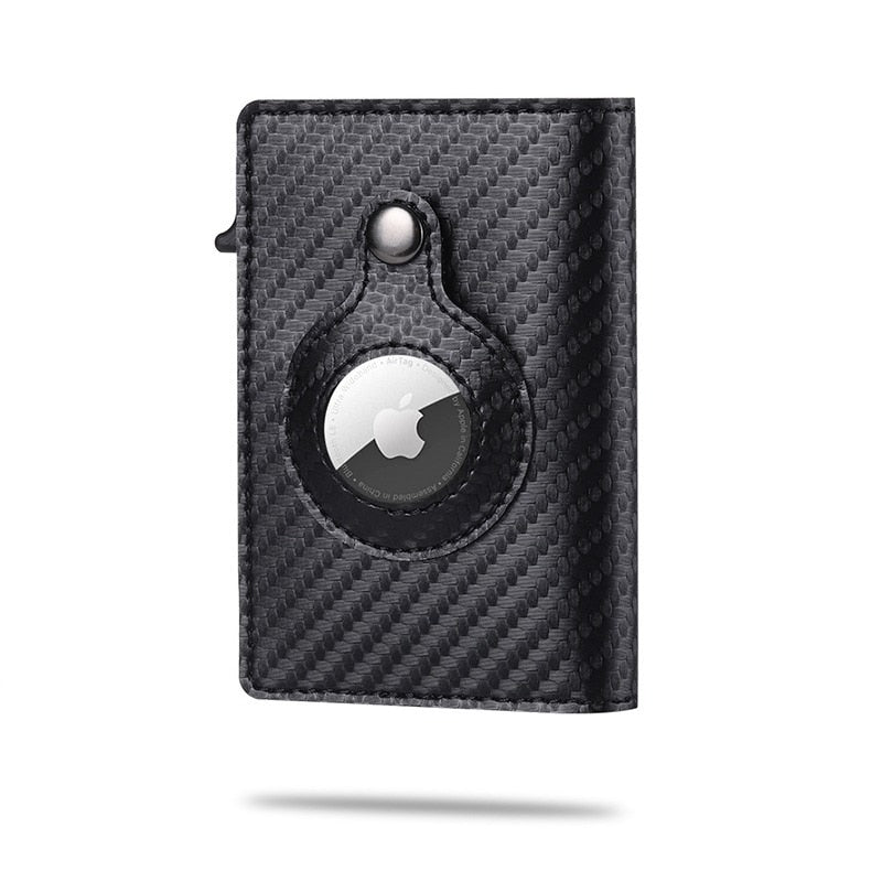 Slim Card Holder with Built-In AirTag Pocket