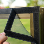Insektenschutz-Netz mit Klettverschluss für Fenster
