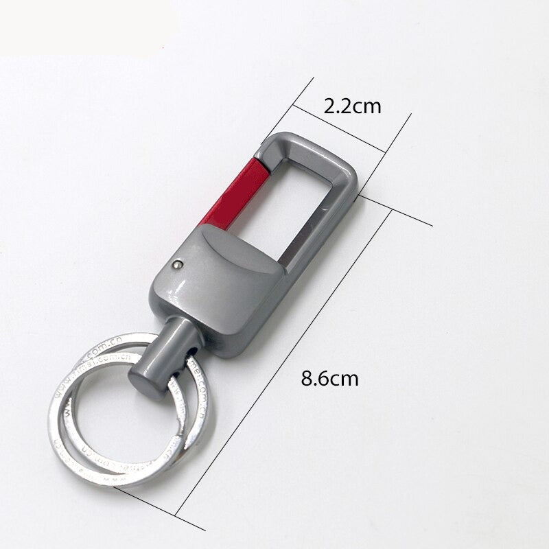 Schlüsselanhänger Metall mit Gürtelclip