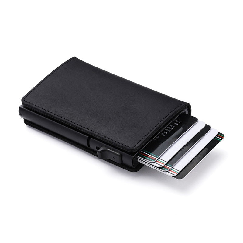 Slim Card Holder with Built-In AirTag Pocket
