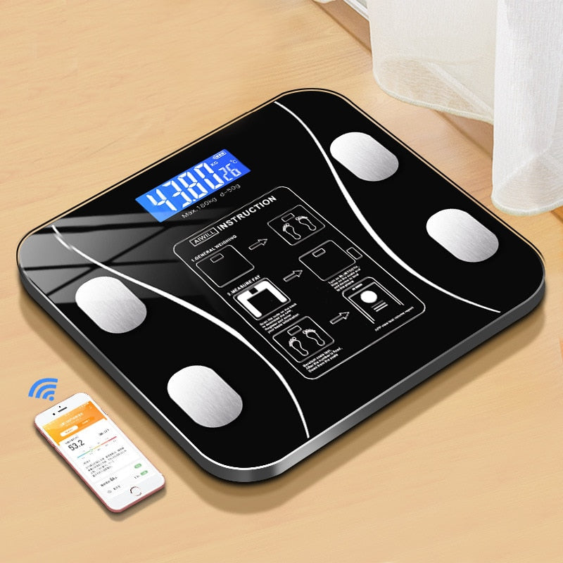 Smart Body Analysis Scale with App – 11 Measurements, 180 kg