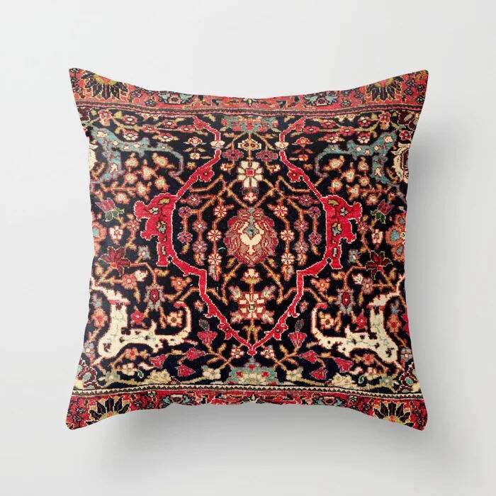 Oriental Pillowcase with Hidden Zipper