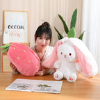 Kuschelhase mit Versteckfach – Karotten- oder Erdbeerdesign