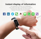 Fitness tracker with heart rate and blood pressure monitoring