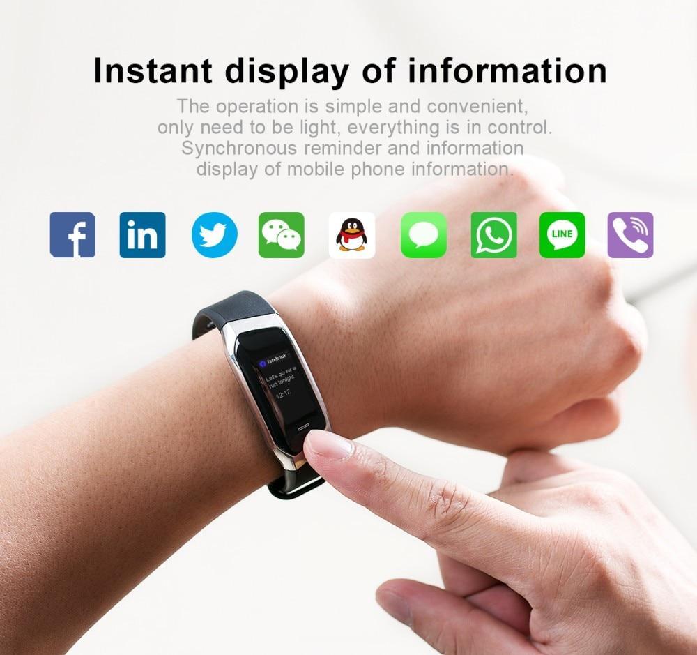 Fitness tracker with heart rate and blood pressure monitoring