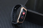 Fitness tracker with heart rate and blood pressure monitoring