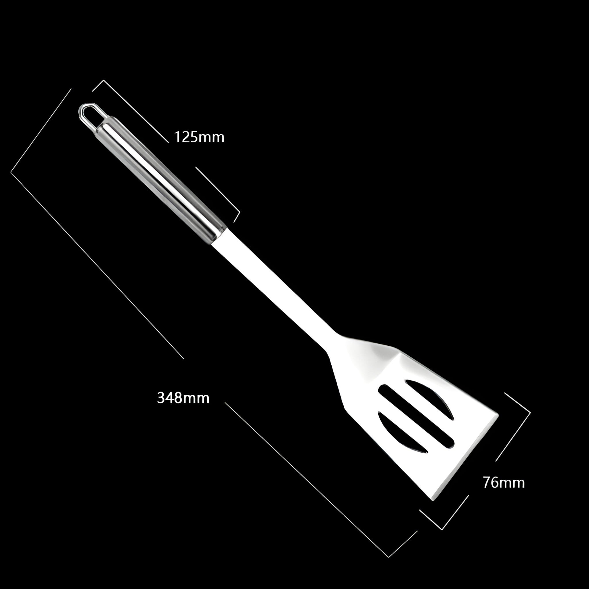 Stainless steel grill cutlery set with carrying case – 3-piece or 5-piece