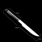 Stainless steel grill cutlery set with carrying case – 3-piece or 5-piece