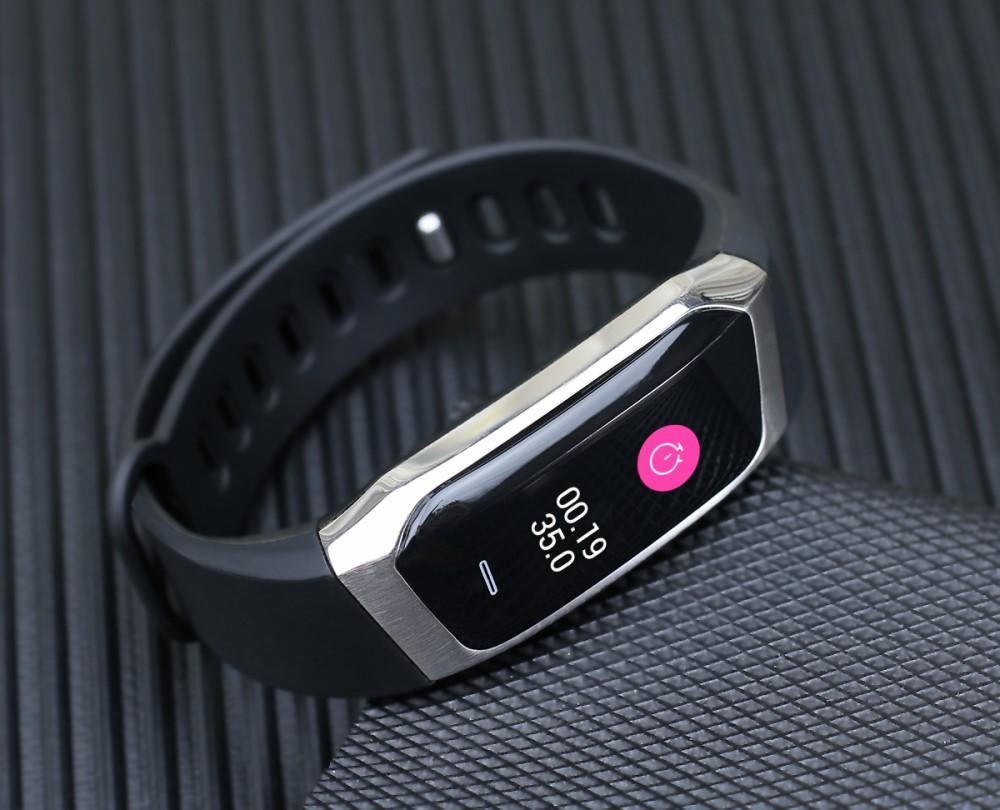 Fitness tracker with heart rate and blood pressure monitoring