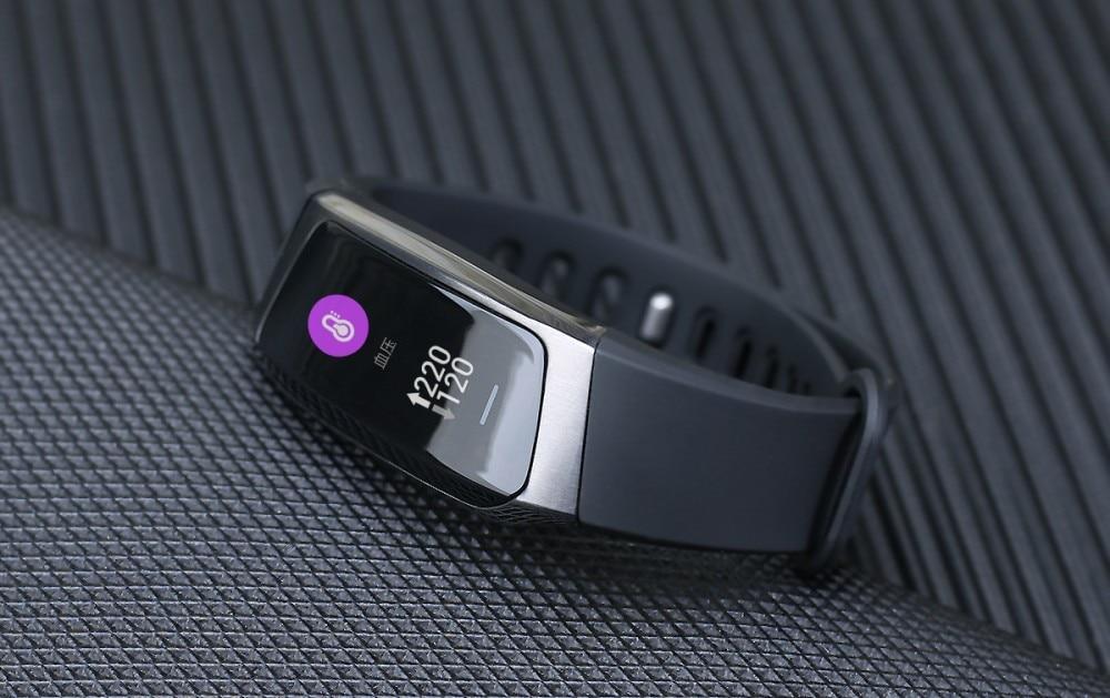 Fitness tracker with heart rate and blood pressure monitoring
