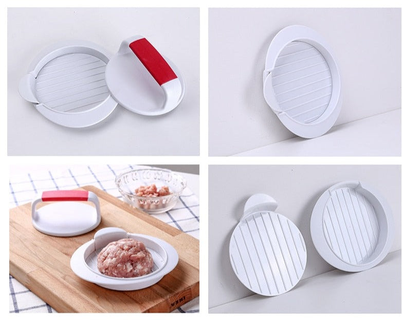 Hamburger Press – Even Patties at the Push of a Button