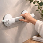 Saugnapf-Haltegriff ohne Bohren – Versetzbar für Dusche und Bad