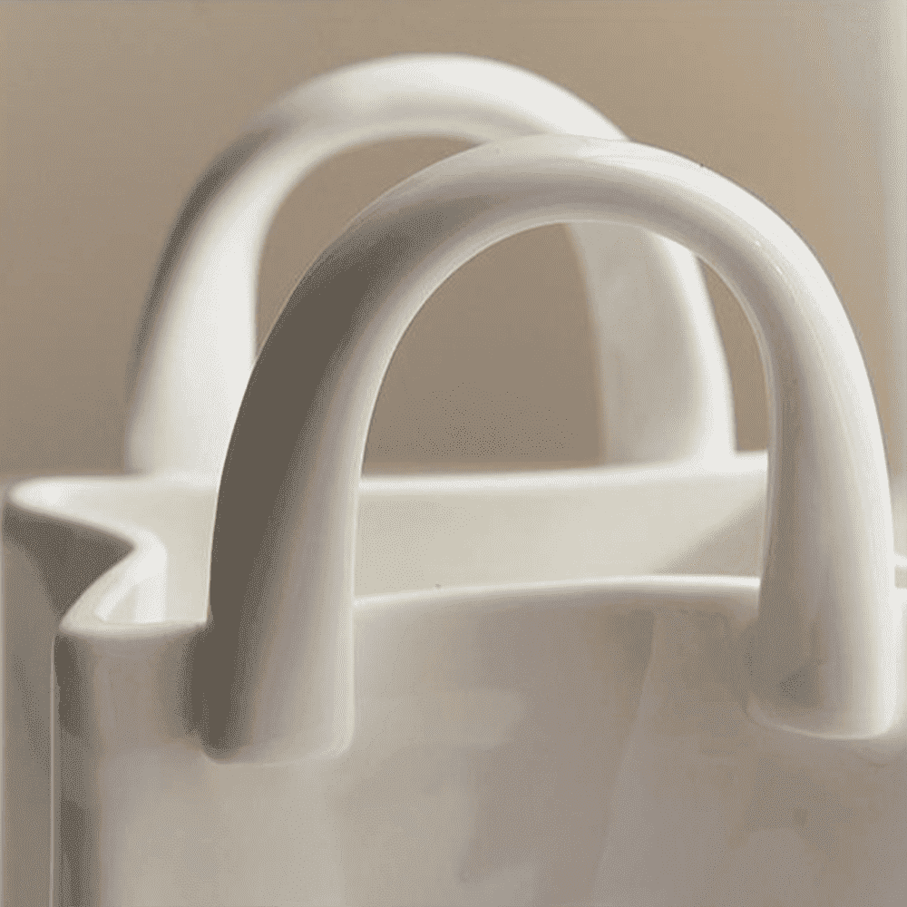 Handtaschen-Vase Porzellan 8-15 cm – Kreative Deko