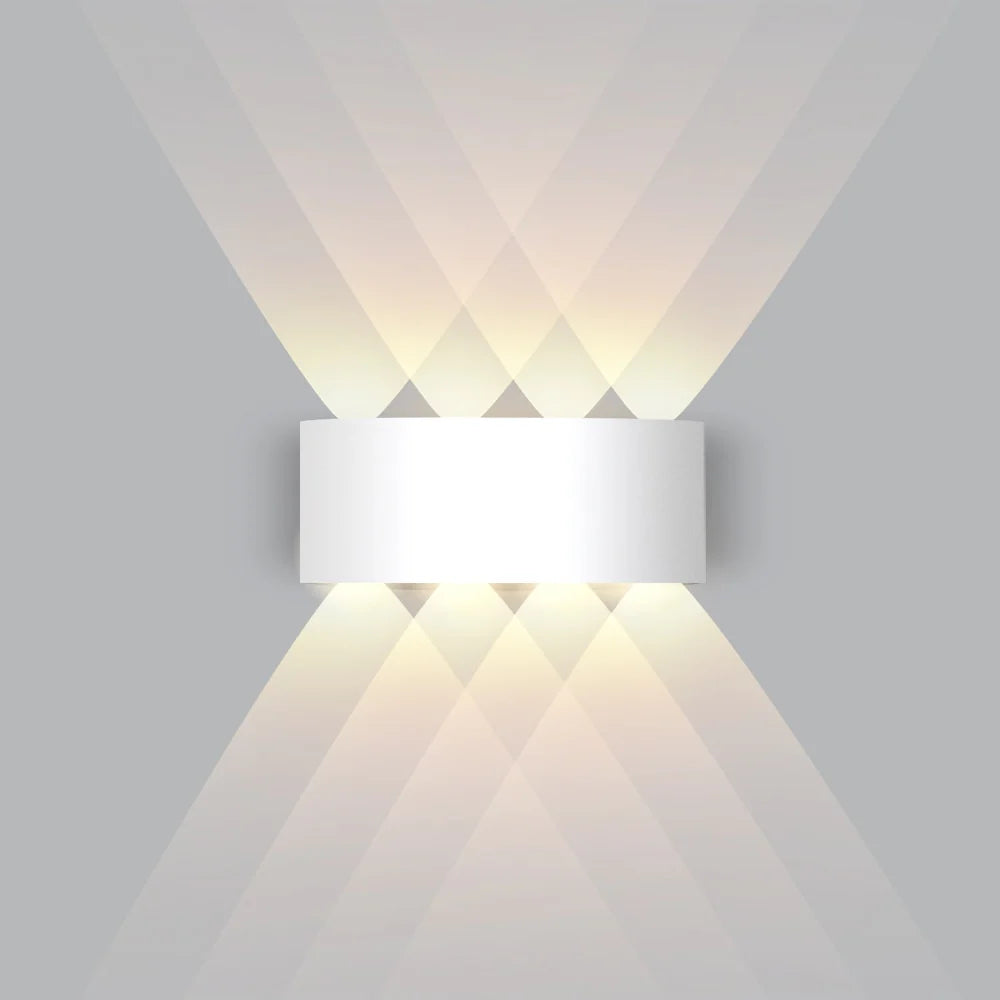 Innen-LED-Wandleuchte mit Auf-Ab-Licht – Warmweiß