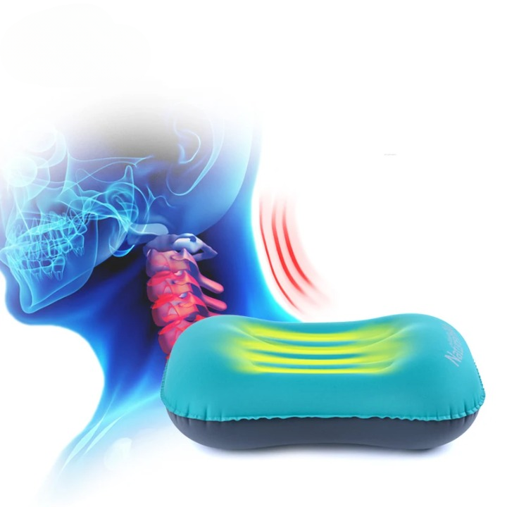 Inflatable Camping Pillow Ultralight with Neck Support