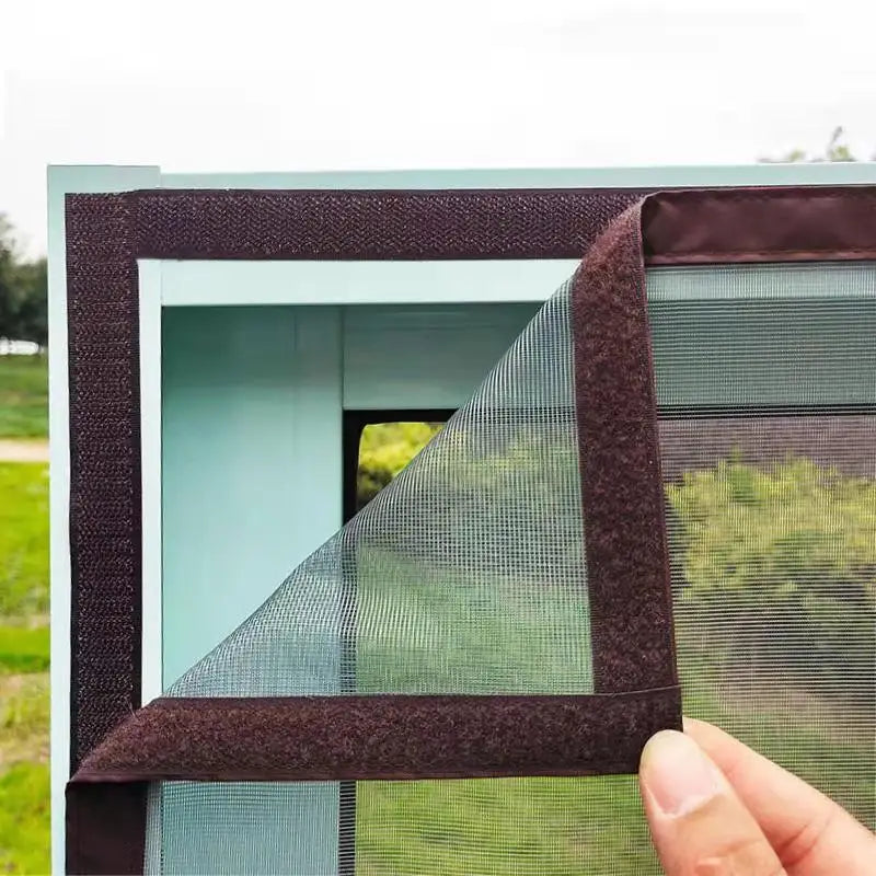 Insektenschutz-Netz mit Klettverschluss für Fenster