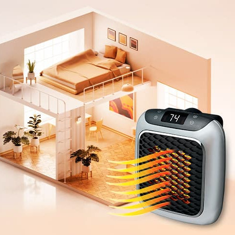 Keramikheizung Kompakt mit Thermostat und Timer