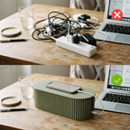 Kabelbox mit Deckel – Kabel-Organizer fürs Zuhause