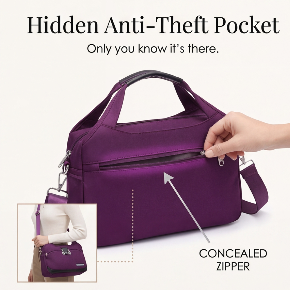 Crossbody Bag with Many Compartments – Everything in Its Place