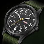 Men's Watch Military Style with NATO Strap Waterproof