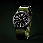 Men's Watch Military Style with NATO Strap Waterproof