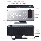 Digital Projection Clock with LED Display & FM Radio